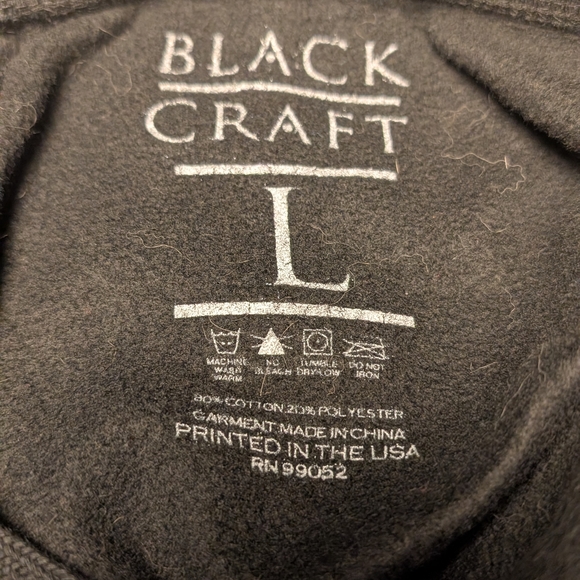 Black Joggers with White Graphic Design - Picture 3 of 3